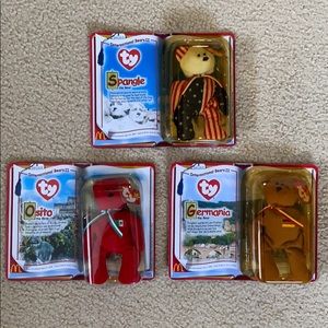 Ty Teenie Beanies International Bears 2